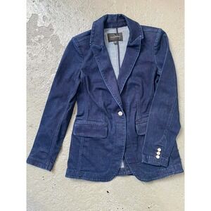 Banana Republic Denim Blazer Jacket Wmns 27/4